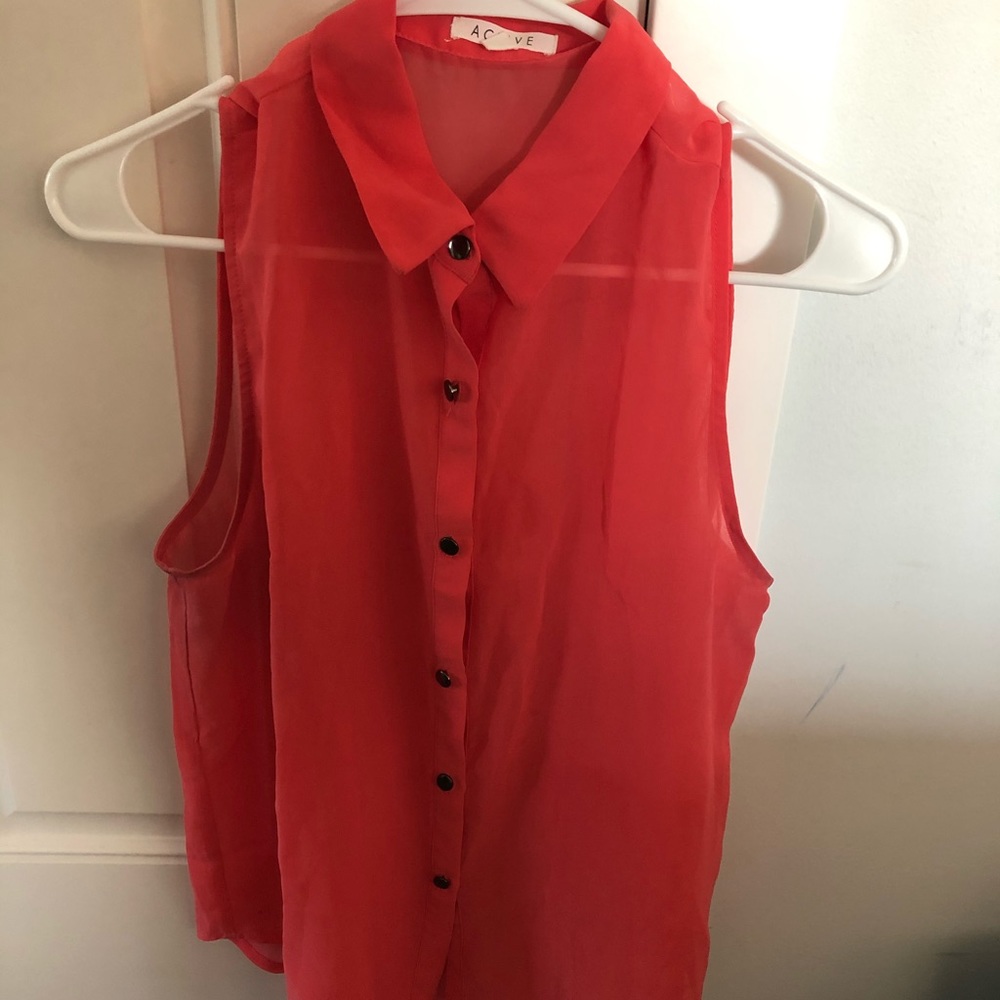 Blusa color coral